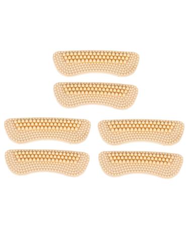 NOLITOY 3 Pairs Silicone Heel Posts High Heel Toe Pads Heel Protector 4d Ladies Heel Back Insoles Heels Cushion Pads Heel Grips Pad Silicone Heel Pads Carpet Universal