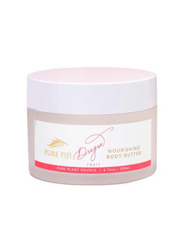 PURE FIJI Body Butter - Moisturizer Body Butter Cream - Face Cream and Body Lotion for Dry Skin with Natural Oils & Vitamin E Body Butter For Women for Men Dragon Fruit 6.7 Oz