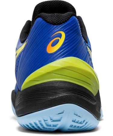 ASICS Men's Sky Elite FlyteFoam Volleyball Shoe - 6, Blue/Sour Yuzu - Buy Online on GoSupps.com