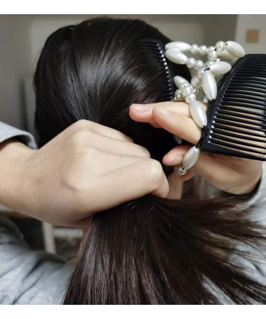 Shop MAYBEAN Hair Clips 3-Piece Gray Hair Accessories for Women & Girls | DIY Hair Styling - Buy Online on GoSupps.com