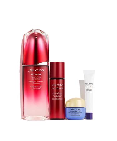 Shiseido Radiance-Boosting Regimen Set | Ultimune Eudermine Vital Perfection | $229 Value - Shop Internationally - Buy Online on GoSupps.com