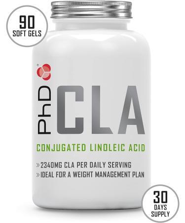 PhD Nutrition CLA Conjugated Linoleic Acid 90 Softgels - Natural Weight Management Supplement - Buy Online on GoSupps.com