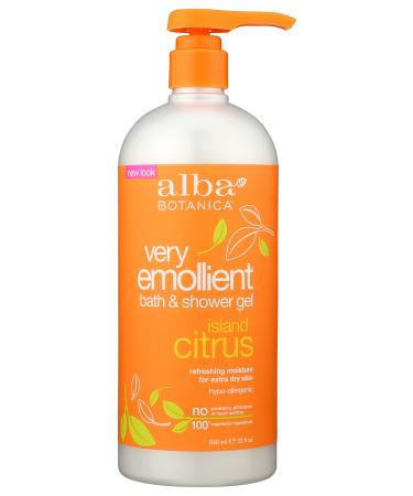 Alba Botanica Very Emollient Body Wash Island Citrus 32 fl oz