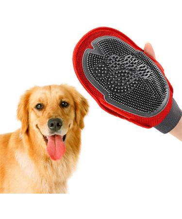 Sundaylike Life Nursing Shoe & Double-Sided Dog Massage Brush for Pets - Red One Size | Perfect for Cats & Dogs - Buy Online on GoSupps.com