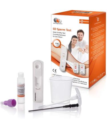 Spermcheck Male Fertility Test - Self-Diagnostics Kit for Sperm Concentration Measurement - Determine Male Fertility Easily - Buy Online on GoSupps.com