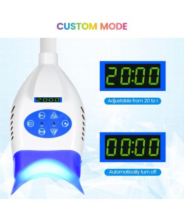 Vertical Teeth Whitening Light - 36W Dental Mobile 10 LED Cold Light Lamp | Enhance Deep Whitening with Blue Light Technology - Buy Online on GoSupps.com