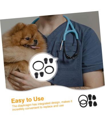 Shop 2 Sets Accessories Ear Plugs & Ear Tips for Medical Covers | Child Earphone Diaphragm Bell Cover - International Shipping - Buy Online on GoSupps.com