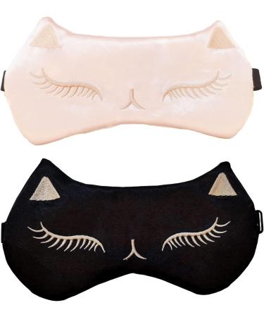 Satin Sleep Mask 4-Pack for Kids | Adjustable Head Strap for Boys, Women, and Men | Perfect for Travel and Parties - Buy Online on GoSupps.com