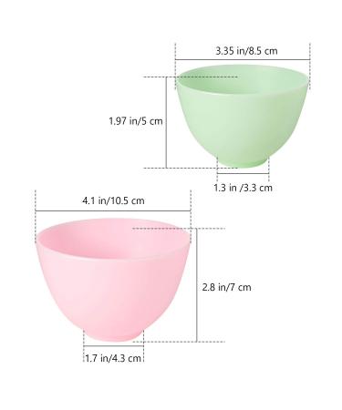 10-Piece Silicone Facial Mask Mixing Bowl Set for Home Use - Mud Mask, DIY Face Masks, Skincare Products - Medium and Small Sizes - Buy Online on GoSupps.com
