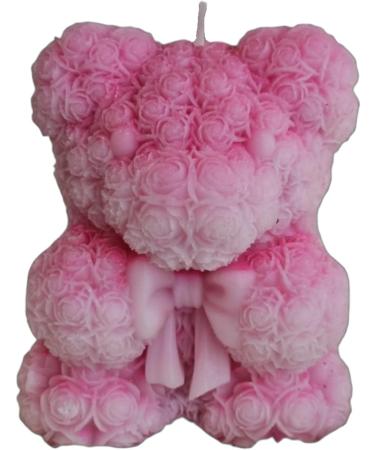 Adorable 10 Oz Bear-Shaped Scented Candle | Vanilla Ros - Perfect Gift for Anyone Special - International Shipping Available - Buy Online on GoSupps.com