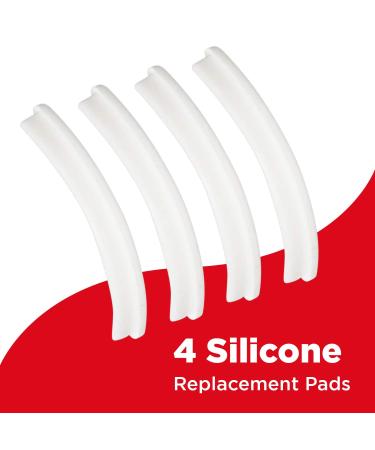 Seki Edge Eyelash Curler Replacement Pads - Pack of 4 Silicone Refill Pads for Perfect Curling - Made in Japan - Buy Online on GoSupps.com