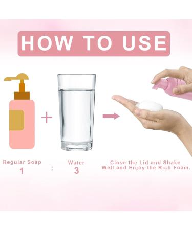 TCJJ 40 PCs Eyelash Shampoo Bottle Brushes Set 10 Eyelash Brushes Foam Donor Bottle & More for Perfect Eye Care - Buy Online on GoSupps.com