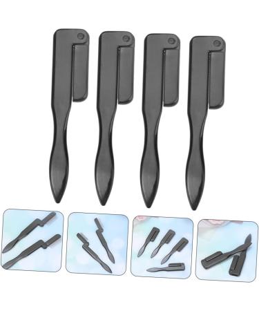 Mipcase 4pcs Stainless Steel Eyelash Comb & Eyebrow Brush Set - Portable Grooming Tools for False Lashes & Eyelash Mascara - Ideal Mini Lash & Brow Comb - Buy Online on GoSupps.com