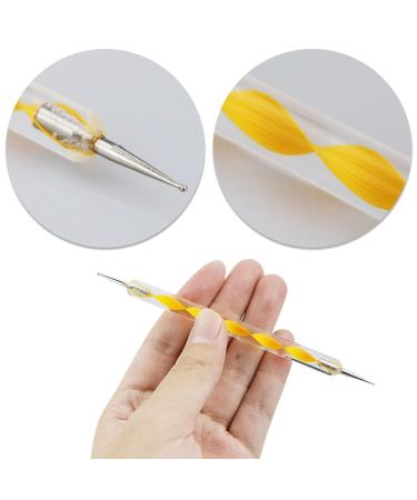 Dotting Pen Set - 5pc Nail Art Tools for Drawing Sculpting & Marble Designs | Dual Tip Nail Design Accessories - Buy Online on GoSupps.com