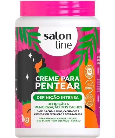 Linha Tratamento (Creme Para Pentear) Salon Line - Definicao Intensa 1000 Gr - (Salon Line Treatment (Combing Cream) Collection - Intense Definition Net 35.27 Oz)