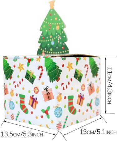 Christmas Cash Pull Box Paper Holiday Currency Holder Box | with 30 Bags Candy Box Holiday Cash Pull Package Box for Loved Person White - Buy Online on GoSupps.com