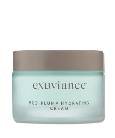 EXUVIANCE Pro-Plump Hydrating Cream Firming and Hydrating Anti Aging Moisturizer for Fine Lines and Wrinkles with Hyaluronic Acid and Peptide Complex 1.6 oz