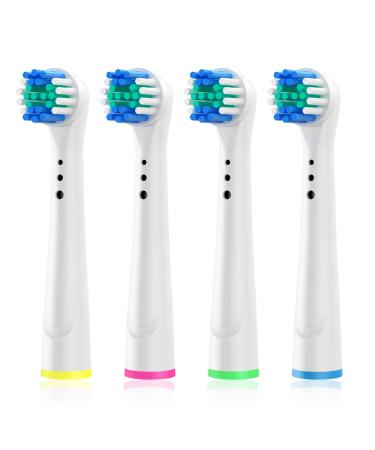 Toothbrush Heads for Oral B 4 Pack Electric Toothbrush Replacement Heads Soft Dupont Bristles Replacement Toothbrush Heads for Gum Health Improvement