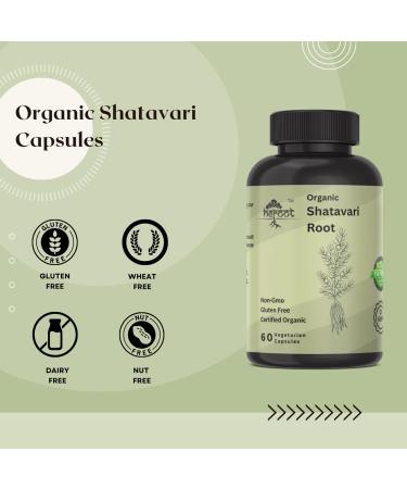 Organic Shatavari Root 500mg (Asparagus racemosus) Menstrual Cramp Relief Menopause Support and Women's Health | 120 Capsules | Hormonal Balance Support 120 Count (Pack of 1) - Buy Online on GoSupps.com