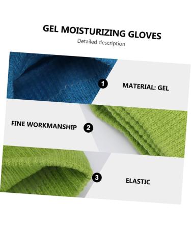 Beaupretty 4 Pairs moisturizing Gloves Gel Gloves Dead Skin Gloves Gloves Makeup Remover Gloves Hand Gloves Touch Screen Gloves Moisturizing Repair Gloves Miss Silica Gel face Skin Gel - Buy Online on GoSupps.com
