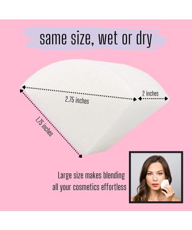 StansOut Makeup Blending Sponge Blender for Liquid, Cream, or Powder Foundation - Latex-Free Vegan Sponge (1 piece) - Buy Online on GoSupps.com