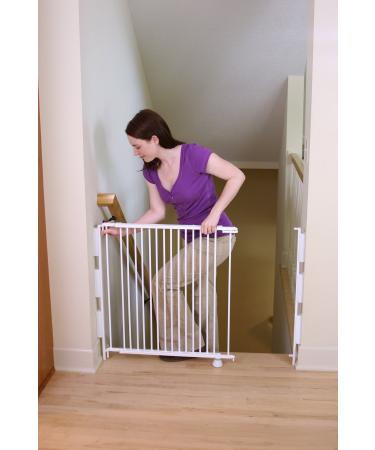 Regalo 2-in-1 Wall Mounted Baby Gate | Stairway & Hallway | Banister & Wall Kit | 43 Inch - Buy Online on GoSupps.com