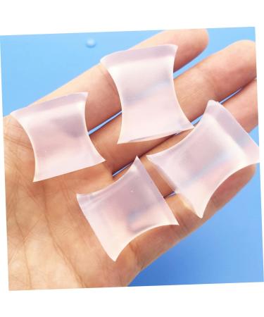2 Pair Healvian Silicone Toe Separators & Straighteners - Toe Spreaders for Bunion Relief, Gel Cushioned Toe Adjusters - White, 3x2 8cm - Buy Online on GoSupps.com