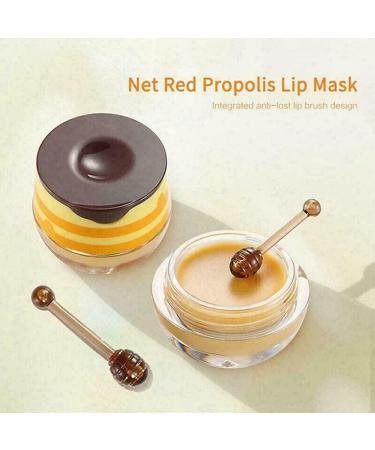 siduytin Honey Lip Balm Propolis Moisturizing Lip Mask Lip Care Women Unisex Moisturizer Lightweight Plumping Lip Gloss - Buy Online on GoSupps.com