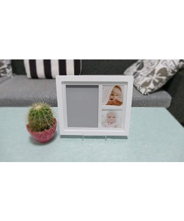 Newborn Baby Handprint/Footprint Picture Frame Kit - Premium Clay & Wood Frame for Memorable Keepsakes & Perfect Gifts - Buy Online on GoSupps.com