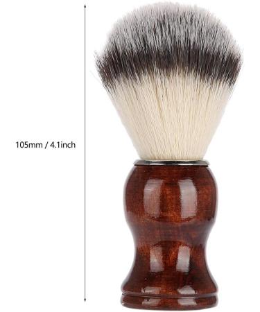 Portable Wooden Shaving Brush for Men - Ideal for Home & Travel | Premium Beard & Hairdressing Brush - Buy Online on GoSupps.com