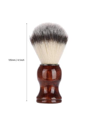 Premium Hair Shaving Brush for Men | Soft Bristles Beard Care Razor & Portable Wooden Handle for Travel & Home - Buy Online on GoSupps.com