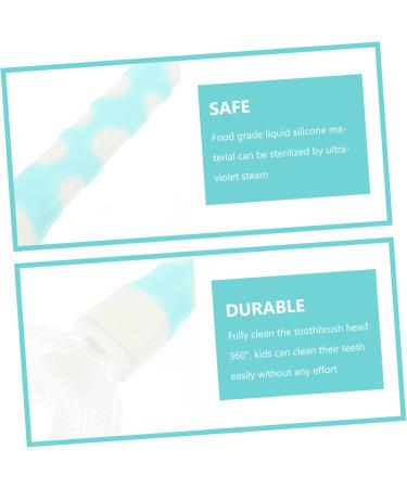 Gatuida 12 STK Soft Children's Toothbrushes - Safe Manual Silicone Toothbrushes for Newborns - Food-Grade Quality Baby Care - Buy Online on GoSupps.com