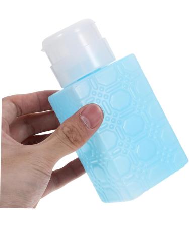 Beaupretty Alcohol Nail Polish Nail Oil Pump Dispenser Bottle Push down Push down Pump Dispenser Pump Bottle Dispenser Liquid Pump Dispenser Plastic Travel Water Dispenser Makeup Remover 6x5x13cm Blue - Buy Online on GoSupps.com