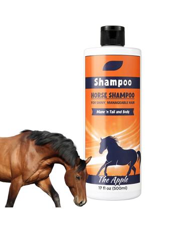 Sghtil Mane and Tail Shampoo - 500 ml - For mane and tail - Shower bath solution coat cleaner - Shine relaxation dirt and dust