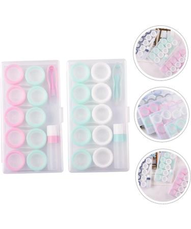 Shop Solustre Contact Lens Storage Box - Compact Colored Contact Lens Holder & Case for Eye Care - Buy Online on GoSupps.com