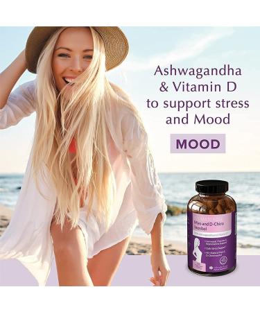 Myo-Inositol & D-Chiro Inositol Blend + Vitamin D3 + Ashwagandha Capsules - Hormone Balance & Ovarian Support for Women - 100% Natural PCOS Supplement - Made in USA - Buy Online on GoSupps.com