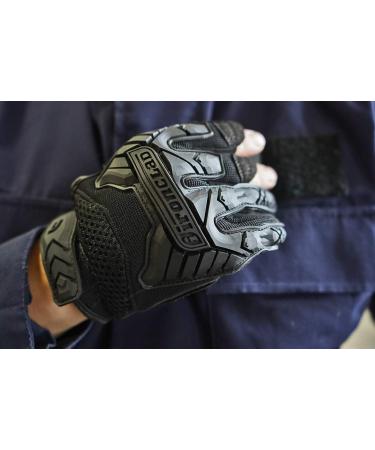 Ironclad Tactical Impact Trigger Gloves - TAA Compliant - Ideal for Military, Law Enforcement, Airsoft, Paintball - Machine Washable - Size XS-XXXXL - Black (1 Pair, Large) - Buy Online on GoSupps.com