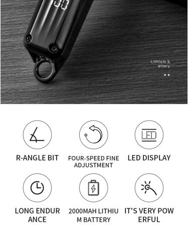 Buy Adjustable USB Rechargeable Electric Hair Clippers - Gradient Hair Clipper with Box for Precision Grooming | International Shipping Available - Buy Online on GoSupps.com