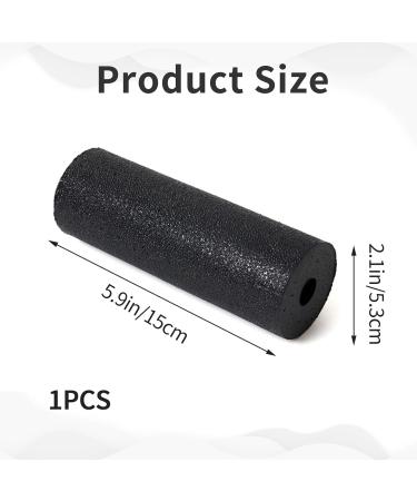 Fascia Roll Mini - Foam Roller for Pain Relief | Self-Massage Foot & Body Roller | Portable Black Fascia Roller for Gym & Travel (1 PC) - Buy Online on GoSupps.com
