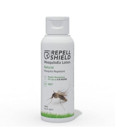 RepellShield Mosquito Repellent Cream - Non-DEET Insect Repellent: Mosquito Cream for Bites w/Citronella Essential Oil Alternative to Electric Mosquito Killer Lamp or Mosquito Net for Windows 100ml