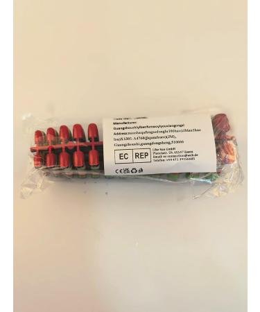 912 Colorful Short False Nails Square EBANKU | Full Cover Acrylic Press on Nails for Women Girls | DIY Nail Art (38 Colors) - Buy Online on GoSupps.com