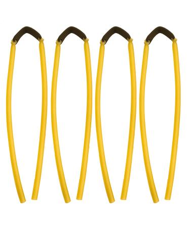 GM&BW 4 or 9 Slingshot Replacement Band Sets, Elastic Rubber Tubular Bands Compatible with Catapult from Trumark,Daisy,Barnett,MarksmanSuitable for All Insert-Yoke-into-Tube Resortera Heavy 4pc