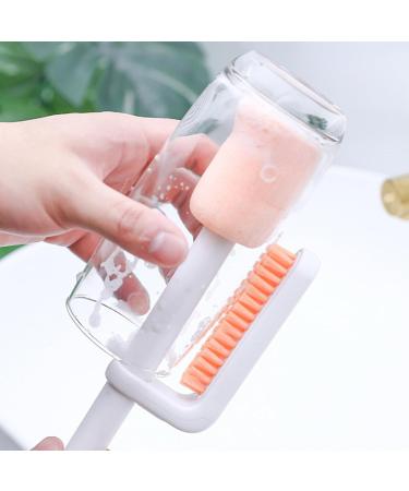 Telescopic Bottle Brush - Long Handle Cleaning Brush for Baby Bottles Cups & Travel Mugs - Buy Online on GoSupps.com