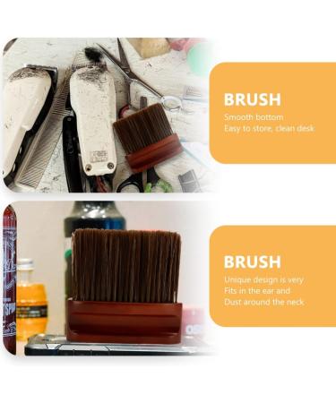 Minkissy Neck Brush Hairdressing Cleaning Brush Soft Bristle Hair Brush Barber Supplies Barber Cleaning Brush Hair Sweep Brush Broken Hair Brush Neck Hair Soft Fur Beech Tool Black - Buy Online on GoSupps.com