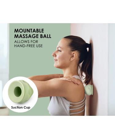 Spiky Massage Ball Set - 2 Lacrosse Balls for Plantar Fasciitis Neck Pain Relief & Deep Tissue Massage - Buy Online on GoSupps.com