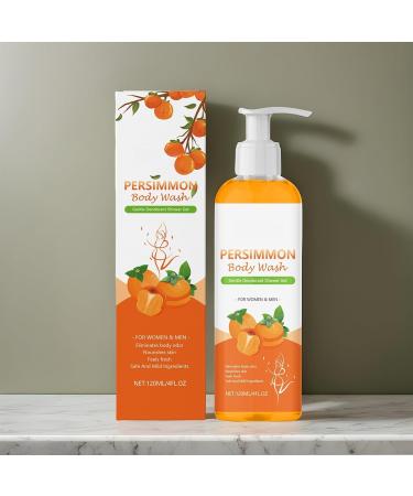  G n rique Persimmon Body Wash Natural Deodorizing Soap 120 ml Skin Cleanser Persimmon Smelly Feet Deodorizer Cleansing Lotion Strong Odor Control for Men and Women - Buy Online on GoSupps.com