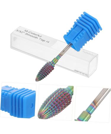 Mikinona Nail Art Tools Cuticle Pusher Tool Manicure Tools Manicure Drill Bits Women Manicure Supplies Manicure Art Drill Bits Plastic Nail Women's Accessories Nail Bits 5.4x1.2cm Colorful - Buy Online on GoSupps.com