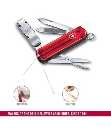 Buy Victorinox Nail Clippers - Standard Red Transparent | International Shipping Available - Buy Online on GoSupps.com