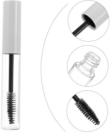  FOYTOKI Set of 10 Mascara Tubes of 10ml White Plastic Containers for Makeup and Skincare - Buy Online on GoSupps.com