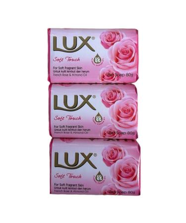 LUX SOAP SOFT TOUCH FRENCH ROSE 3PK